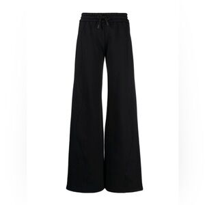 Off white brand wide leg sweatpants thick cotton black medium